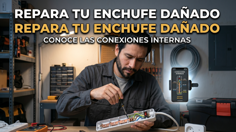 Reparar un enchufe en casa